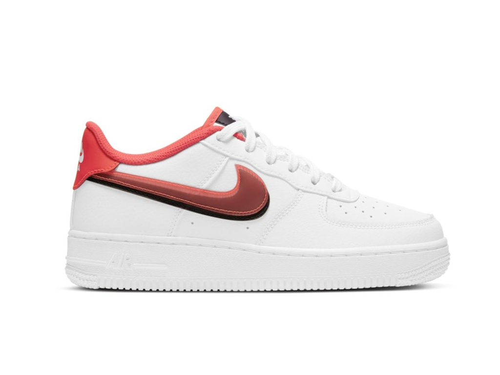 Nike Air Force 1 LV8 Double Swoosh Bright Crimson (GS)-sneakers-Nike-pikastore.cz