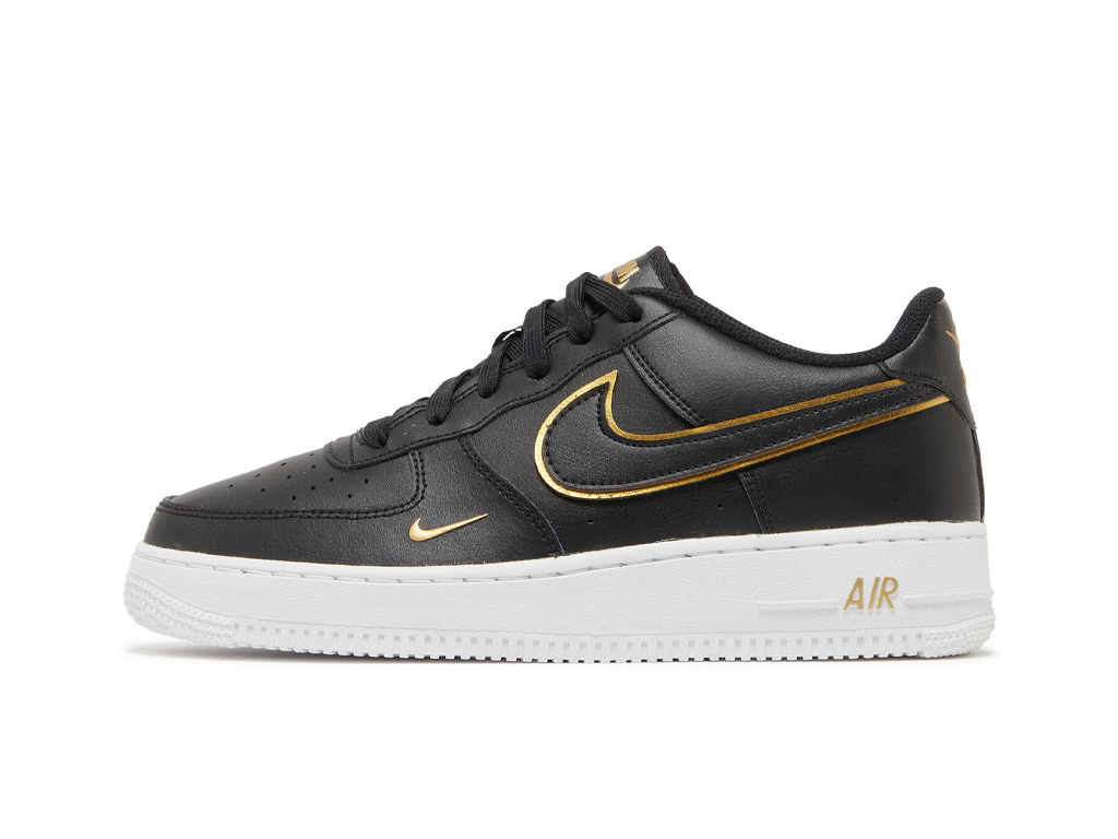 Nike Air Force 1 LV8 GS Black Metallic Gold-Nike-pikastore.cz