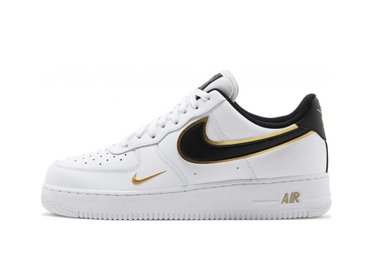 Nike Air Force 1 Low '07 LV8 Double Swoosh White Metallic Gold