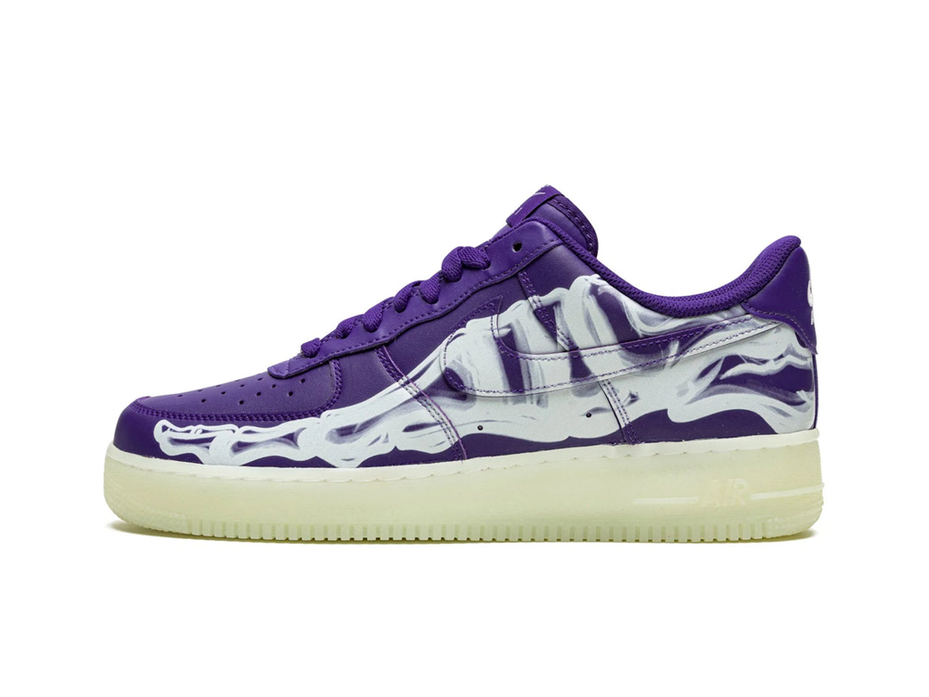Nike Air Force 1 Low '07 QS Purple Skeleton Halloween (2021)-sneakers-Nike-pikastore.cz