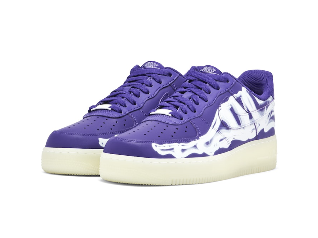 Nike Air Force 1 Low '07 QS Purple Skeleton Halloween (2021)-sneakers-Nike-pikastore.cz
