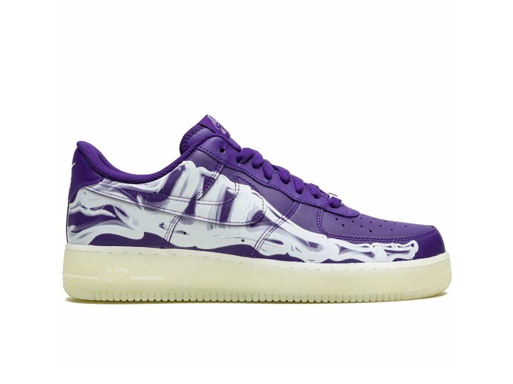 Nike Air Force 1 Low '07 QS Purple Skeleton Halloween (2021)-sneakers-Nike-pikastore.cz