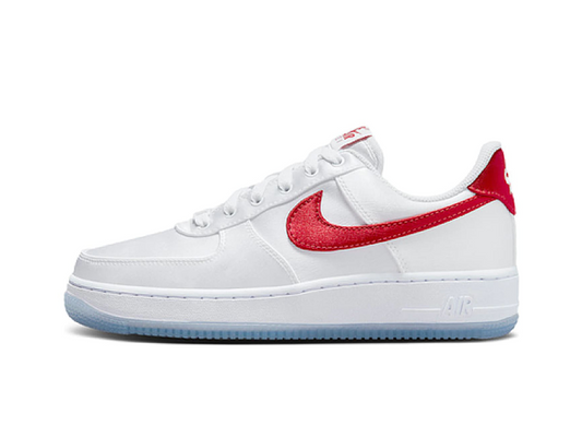 Nike Air Force 1 Low '07 Satin White Varsity Red (ženske)