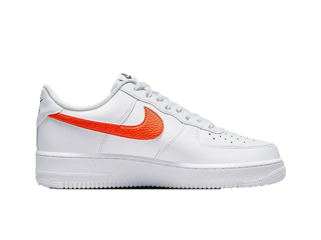 Nike Air Force 1 Low '07 Spray Paint Swoosh White Safety Orange