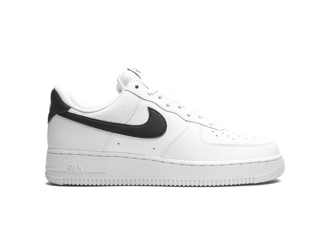 Nike Air Force 1 Low '07 White Black Pebbled Leather