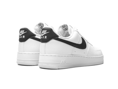 Nike Air Force 1 Low '07 bijele crne šljunčane kože