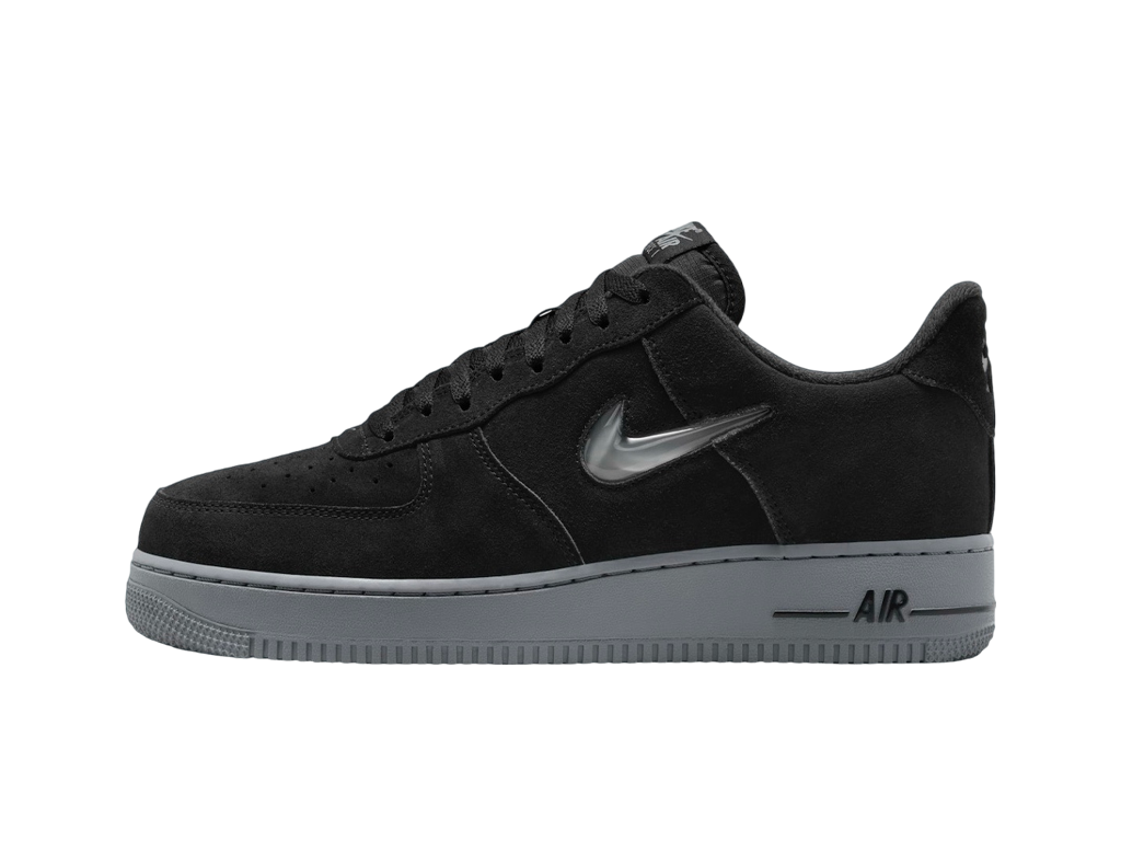 Nike Air Force 1 Low Jewel Black Suede-Nike-pikastore.cz
