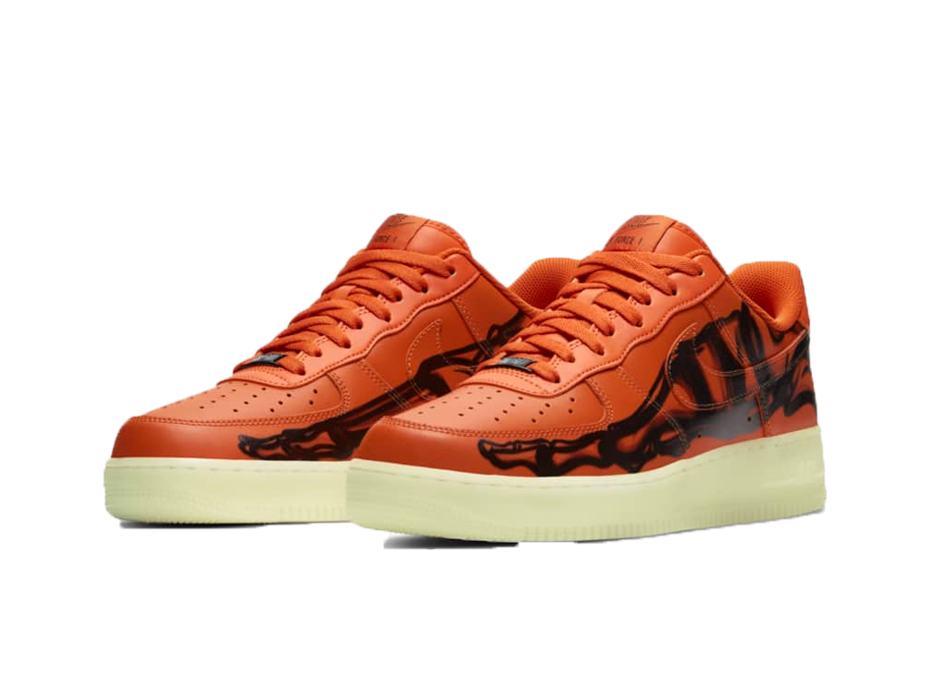 Nike Air Force 1 Low Orange Skeleton Halloween (2020.)