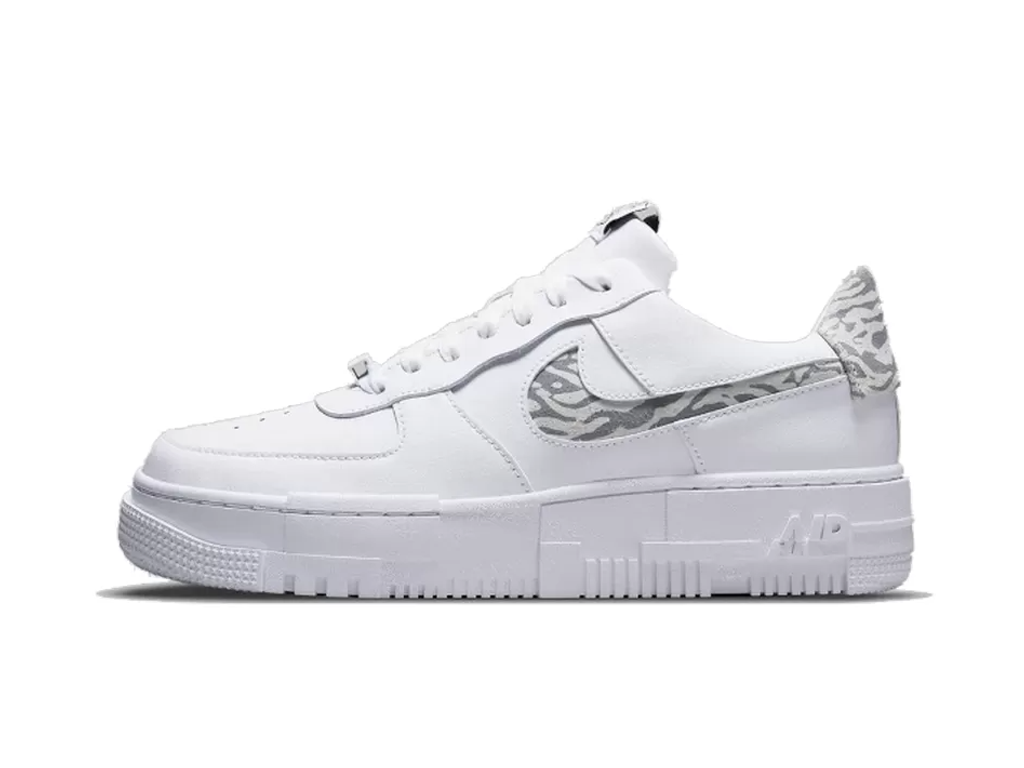 Nike Air Force 1 Low Pixel SE White Zebra (Women's)