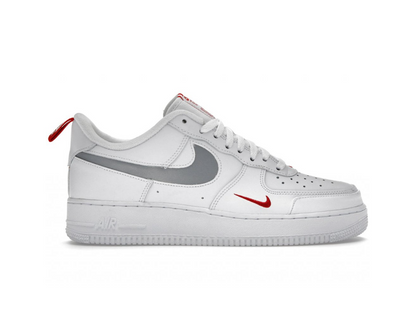 Nike Air Force 1 Low Reflective Swoosh White University Red