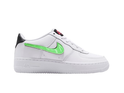 Nike Air Force 1 Low Removable Swoosh White Green Strike (GS)