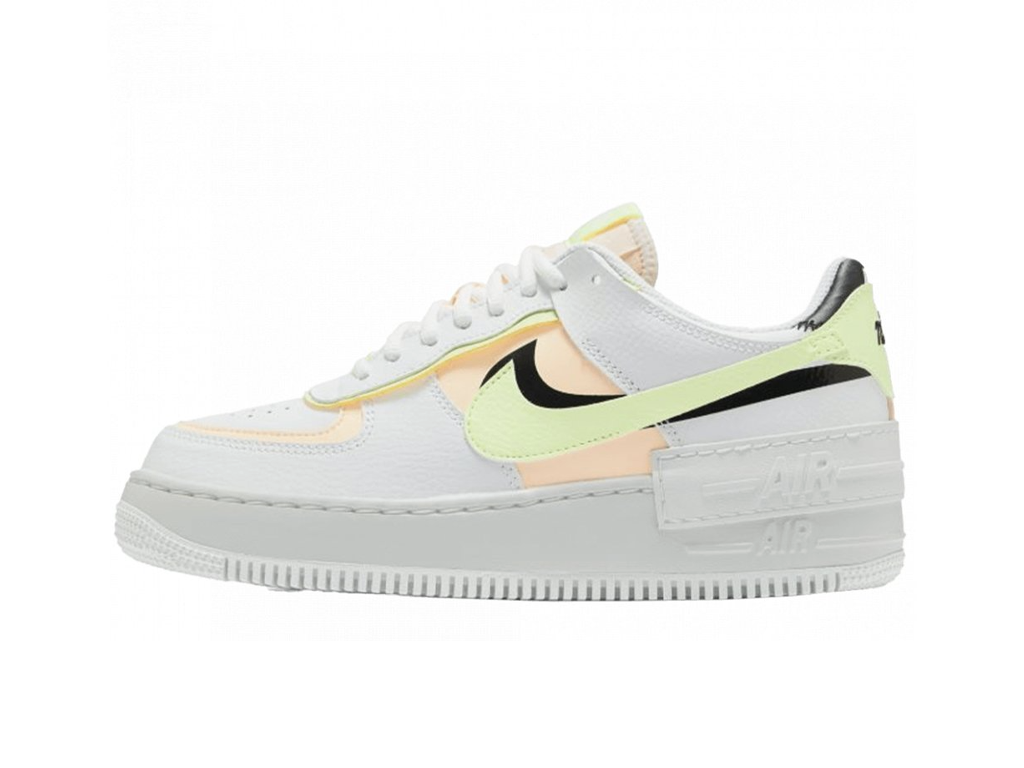 Nike Air Force 1 Low Shadow Summit White Barely Volt Crimson Tint (ženske)