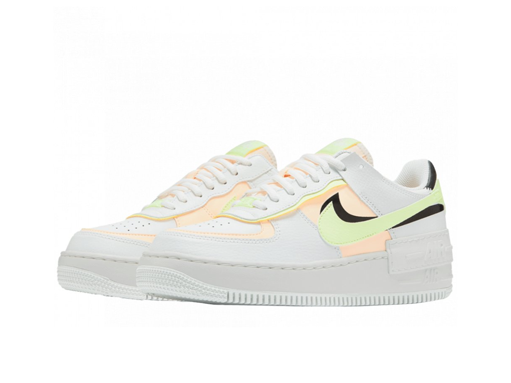 Nike Air Force 1 Low Shadow Summit White Barely Volt Crimson Tint (Women's)