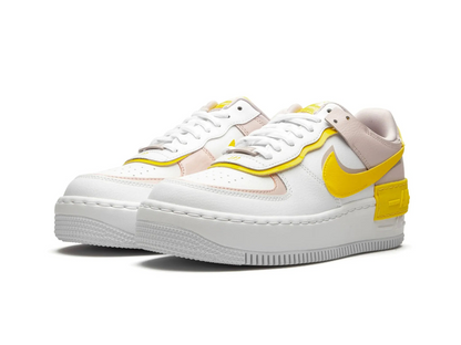 Nike Air Force 1 Low Shadow White Barely Rose Speed ​​Yellow (Women's)