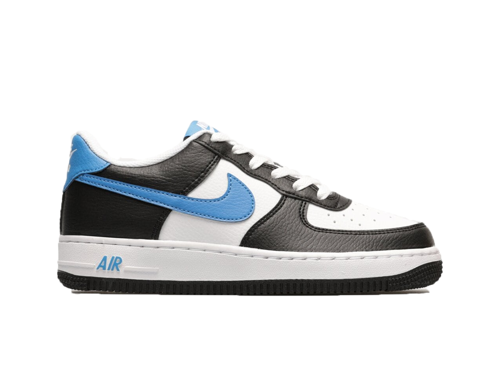 Nike Air Force 1 Low White Black Light Photo Blue (GS)-sneakers-Nike-pikastore.cz
