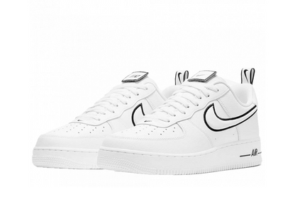 Nike Air Force 1 Low White Black Outline Swoosh