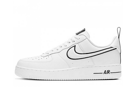 Nike Air Force 1 Low White Black Outline Swoosh