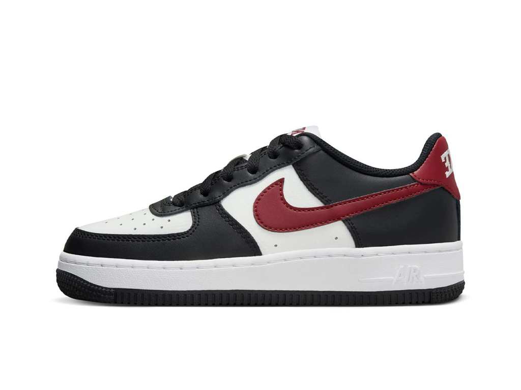 Nike Air Force 1 Low White Dark Team Red (GS)-sneakers-Nike-pikastore.cz