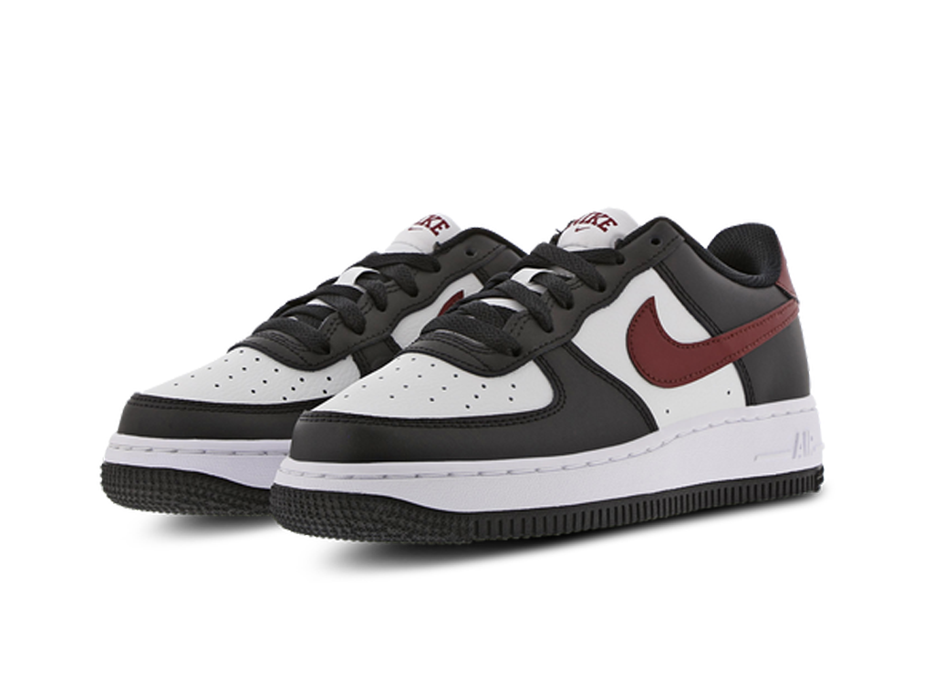 Nike Air Force 1 Low White Dark Team Red (GS)-sneakers-Nike-pikastore.cz