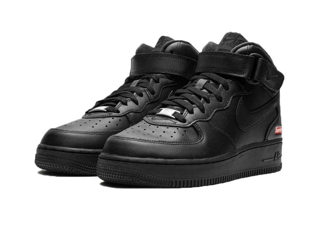Nike Air Force 1 Mid Supreme Black-Nike-pikastore.cz