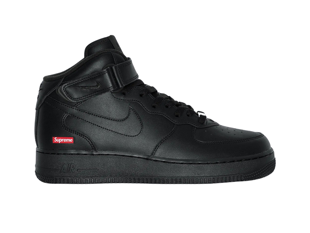 Nike Air Force 1 Mid Supreme Black-Nike-pikastore.cz
