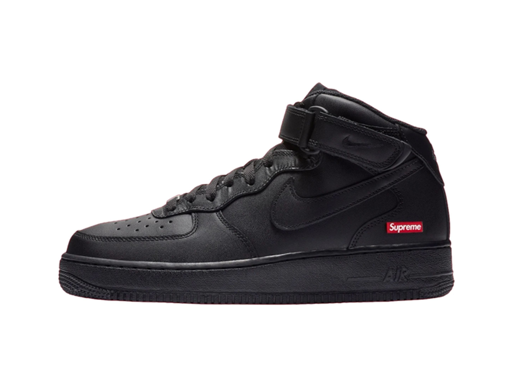 Nike Air Force 1 Mid Supreme Black-Nike-pikastore.cz