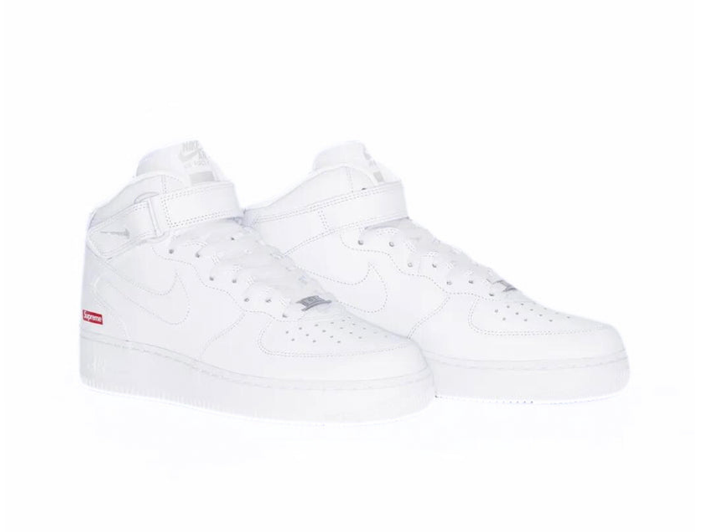 Nike Air Force 1 Mid Supreme White-Nike-pikastore.cz