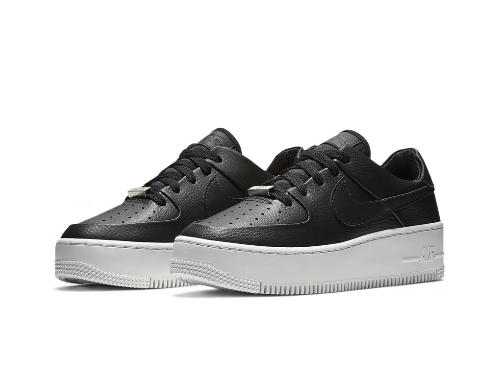 Nike Air Force 1 Sage Low Black White (ženske)