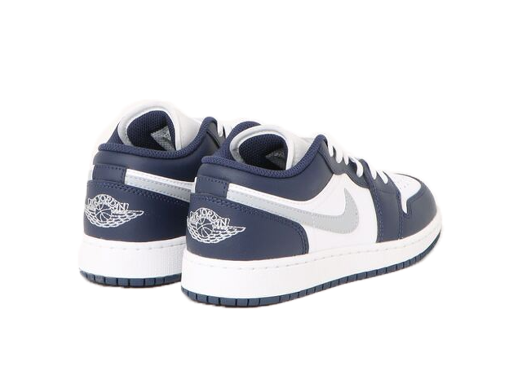 Nike Air Jordan 1 Low GS Midnight Navy Wolf Grey-Air Jordan-pikastore.cz