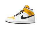 Nike Air Jordan 1 Mid Perforated - White University Gold-Air Jordan-pikastore.cz