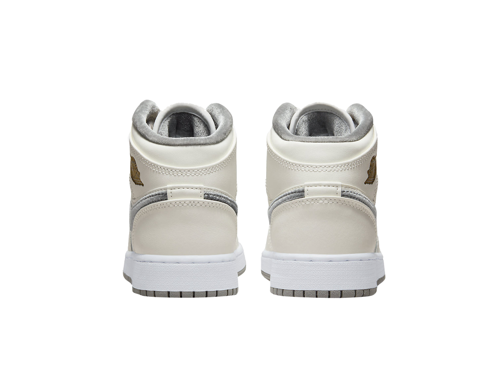 Nike Air Jordan 1 Mid SE GS Pewter Velvet Toe-Air Jordan-pikastore.cz