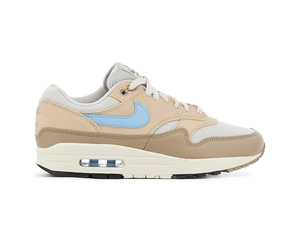 Nike Air Max 1 Essential Light Bone Psychic Blue-Nike-pikastore.cz
