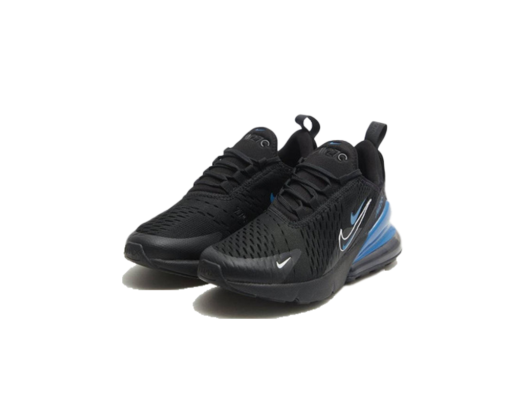 Nike Air Max 270 GS Multi-Swoosh - Black Dark Marina Blue-Nike-pikastore.cz