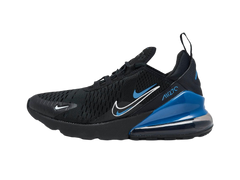 Nike Air Max 270 GS Multi-Swoosh - Black Dark Marina Blue 