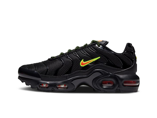 Nike Air Max Plus GS Black Volt Hyper Crimson