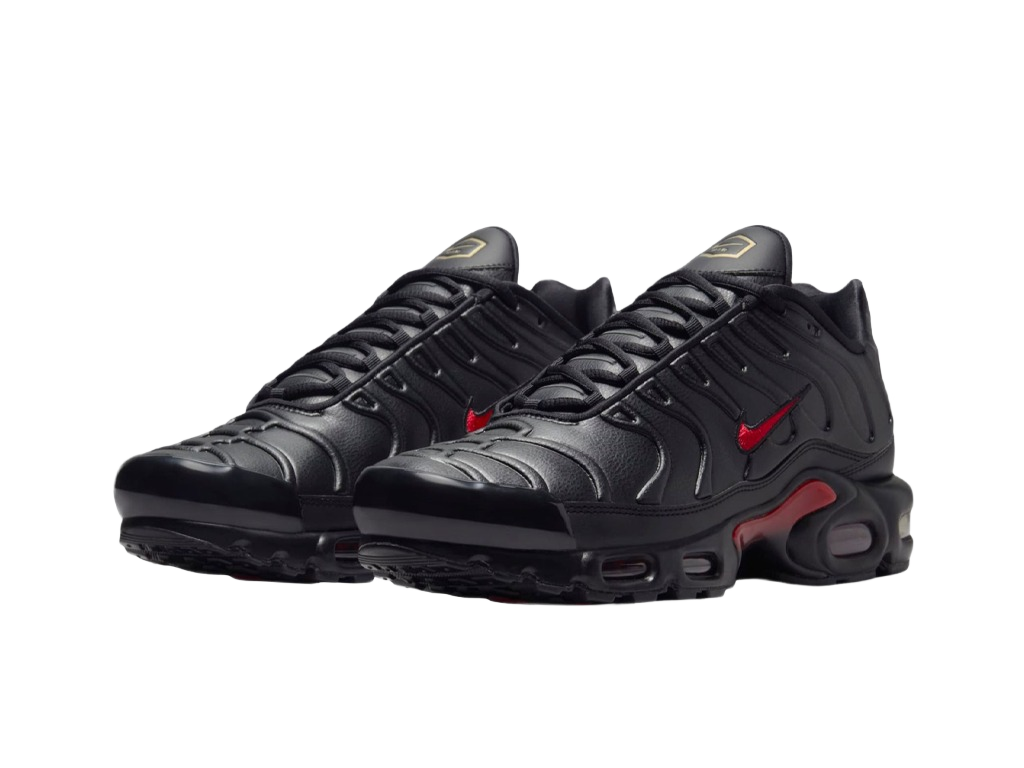Nike Air Max Plus Premium Black University Red-Nike-pikastore.cz