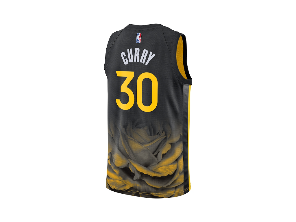Nike Golden State Warriors 2022/23 Stephen Curry City Edition Swingman Jersey Black-Nike-pikastore.cz