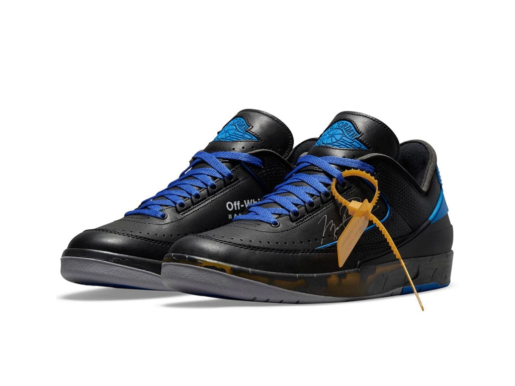Nike Jordan 2 Retro Low SP Off-White Black Blue-sneakers-Air Jordan-pikastore.cz