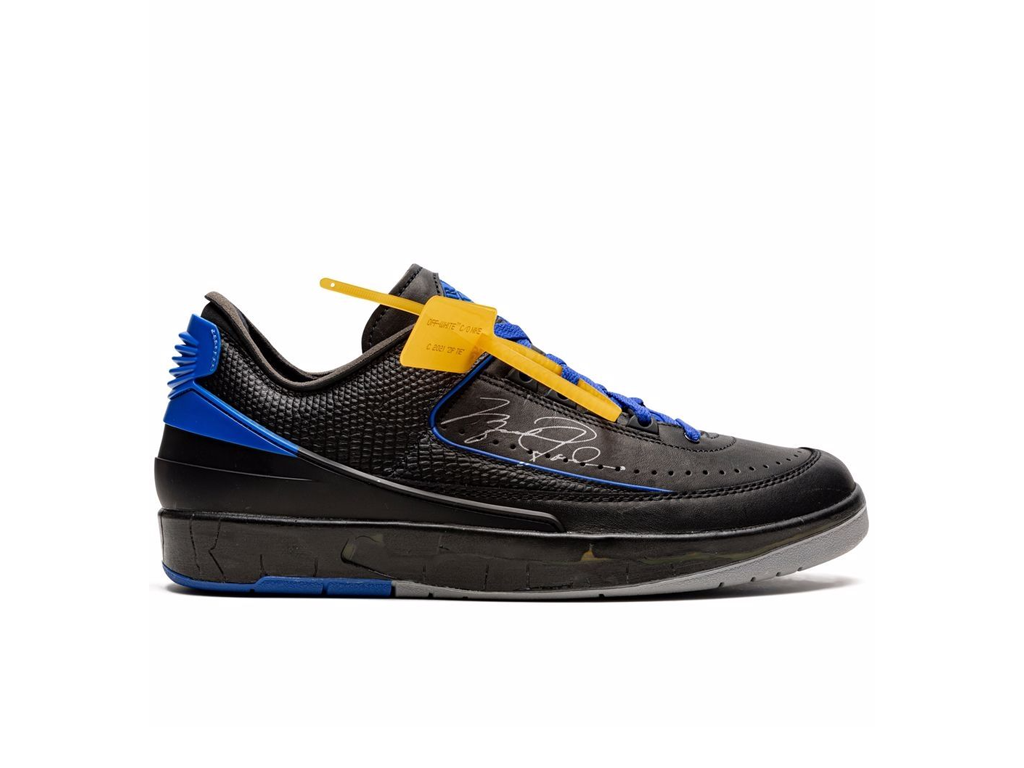 Nike Jordan 2 Retro Low SP Off-White Black Blue-sneakers-Air Jordan-pikastore.cz