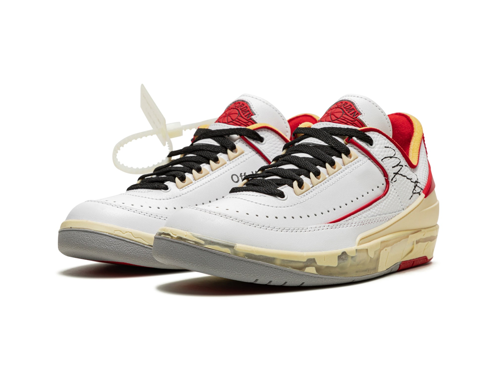 Nike Jordan 2 Retro Low SP Off-White White Red-sneakers-Air Jordan-pikastore.cz