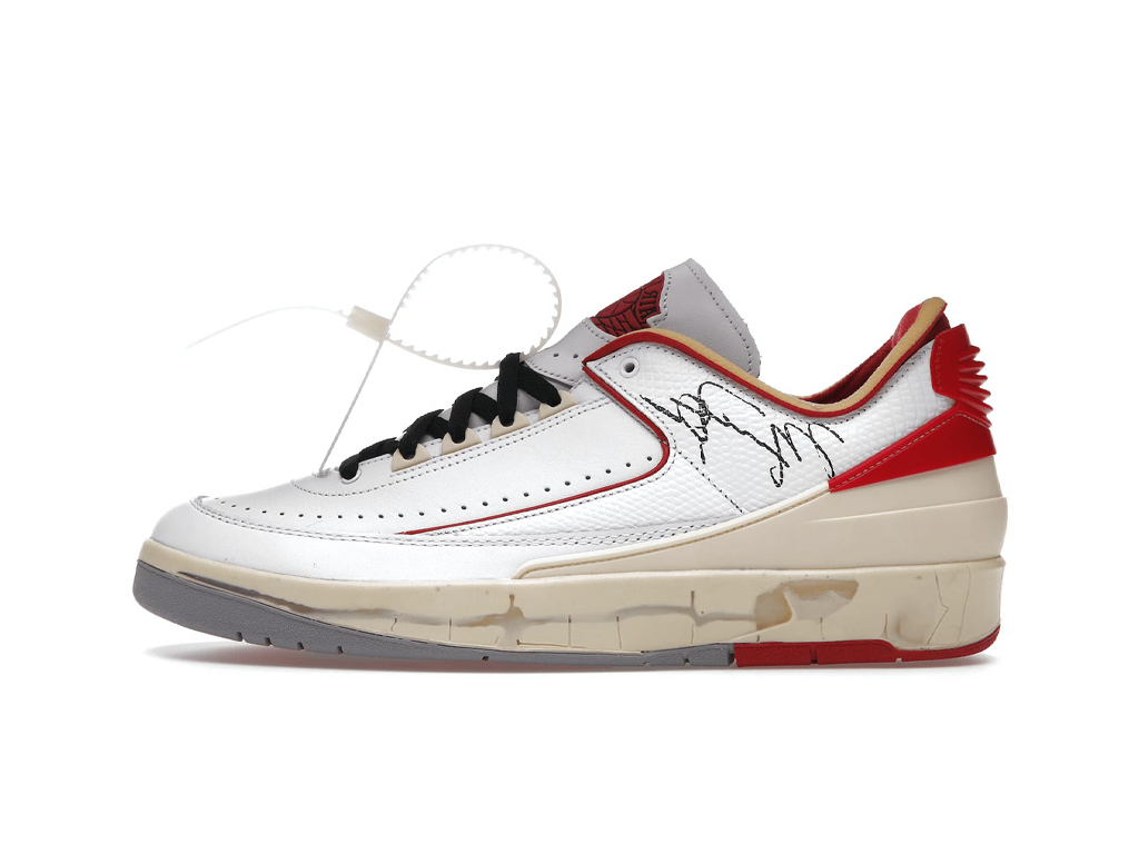 Nike Jordan 2 Retro Low SP Off-White White Red-sneakers-Air Jordan-pikastore.cz