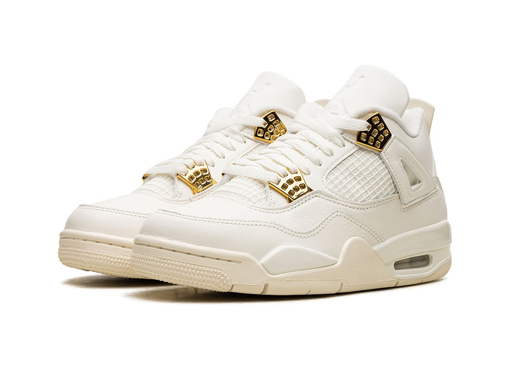 Nike Jordan 4 Retro Metallic Gold (Women's)-sneakers-Air Jordan-pikastore.cz
