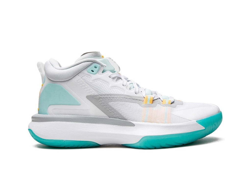 Nike Jordan Zion 1 White Dynamic Turquoise-Air Jordan-pikastore.cz