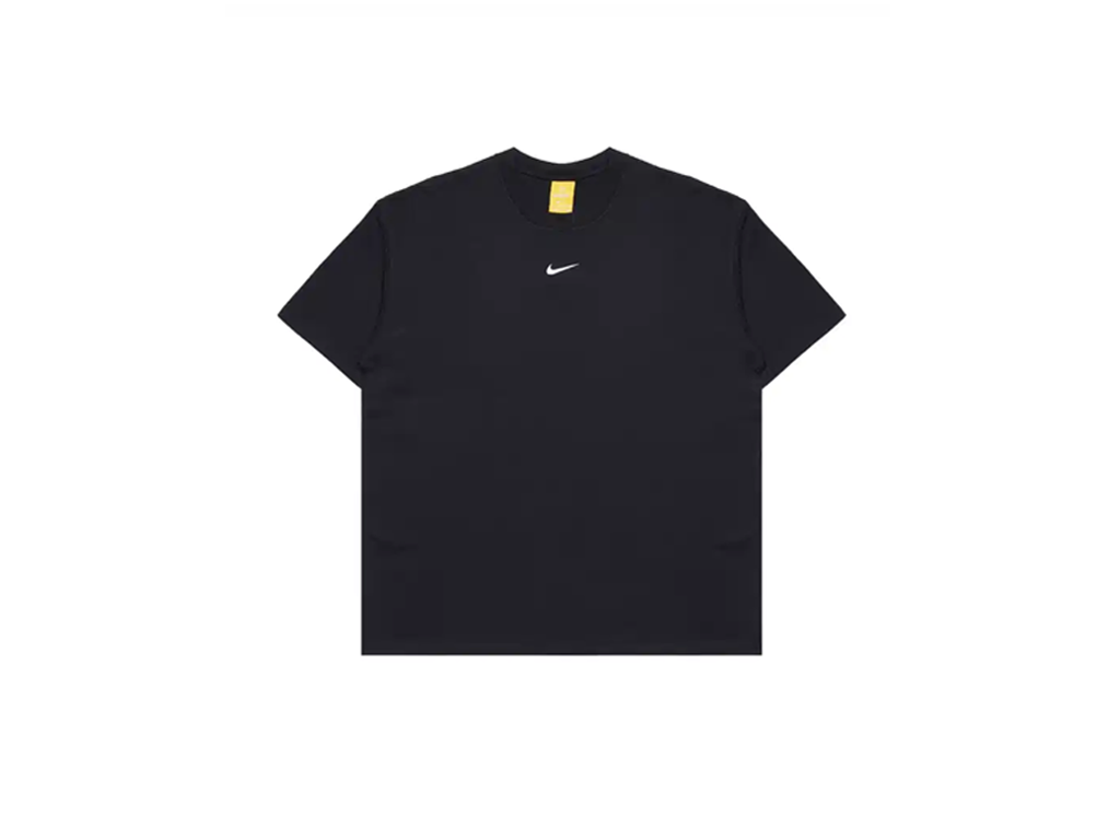 Nike Solo Swoosh Short-Sleeve French Terry T-Shirt Black-Nike-pikastore.cz