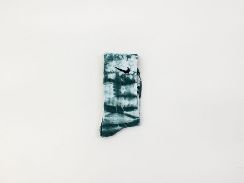 Nike Tie Dye Socks Dark Green