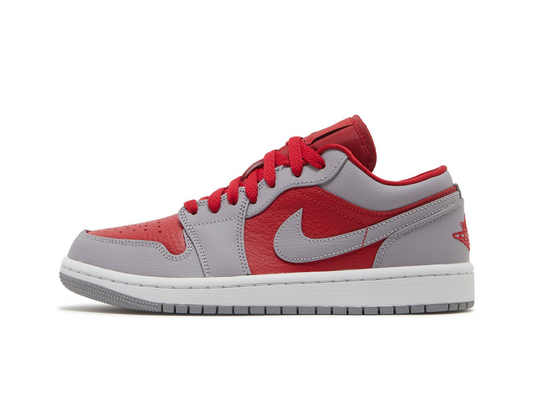 Nike Wmns Air Jordan 1 Low SE Split - Gym Red Cement Grey