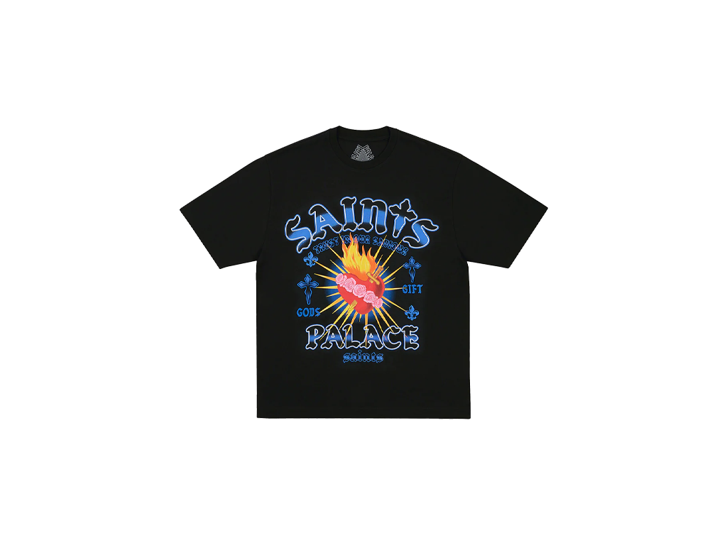 Palace Gods Gift T-Shirt Black-Palace-pikastore.cz