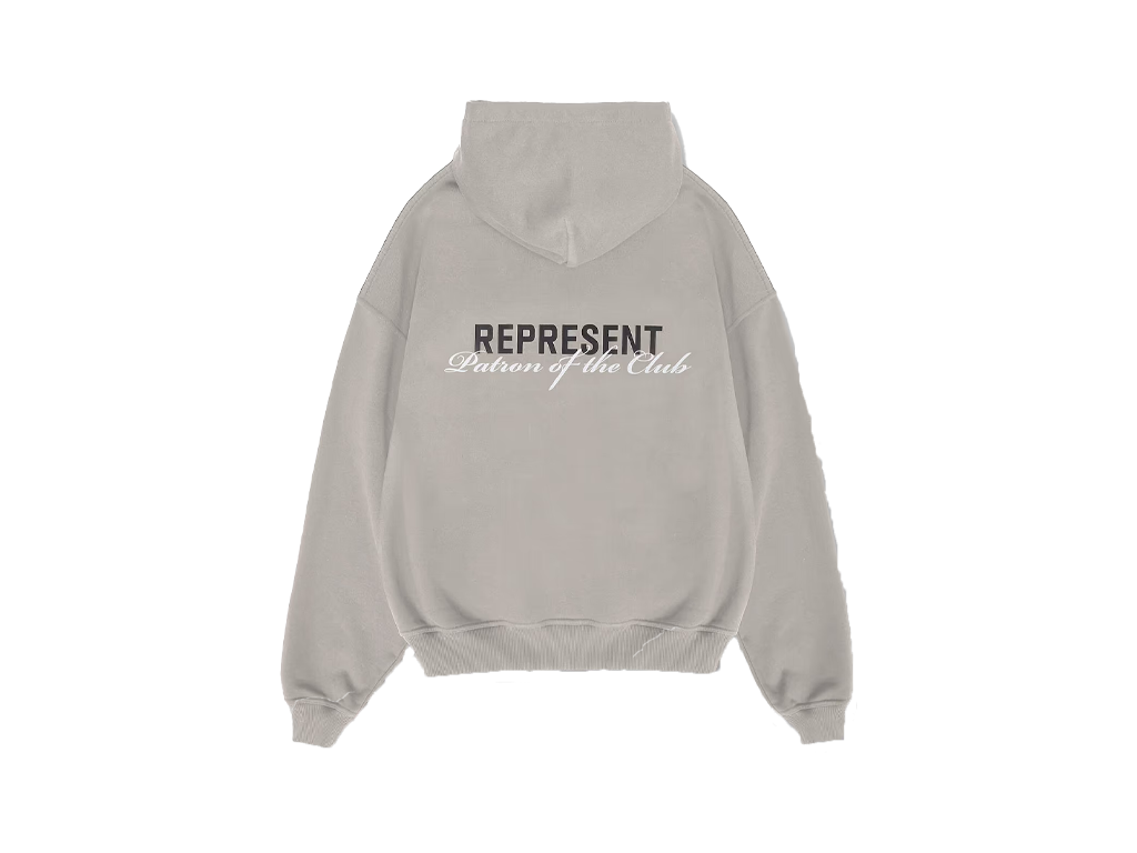Patron Of The Club Hoodie - Mudstone-Represent-pikastore.cz