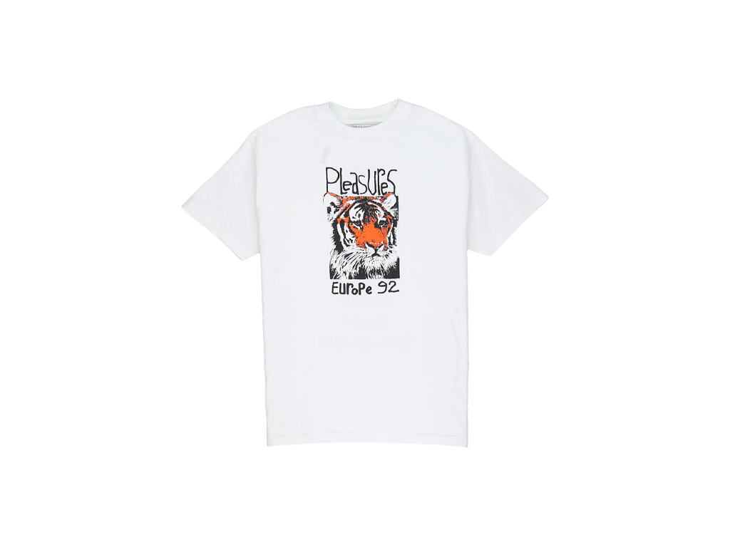 Pleasures Europe 92 Tee White-Pleasures-pikastore.cz