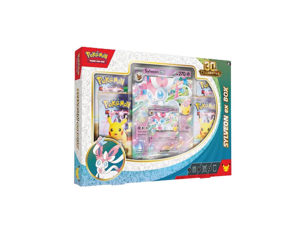 Pokémon TCG: 30th Celebration Sylveon ex Box – doplňky